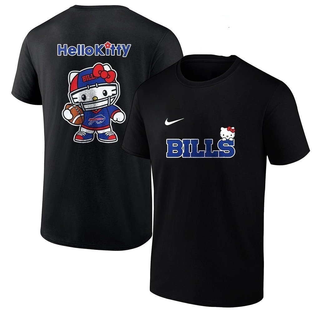 Funny Buffalo Bills Shirts Buffalo Bills X Hello Kitty 2 Side